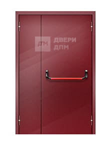 Маятниковая противопожарная дверь с антипаникой полуторная EIW-30 ДП-160